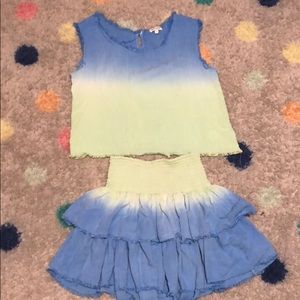 Splendid top & bottom outfit Girl Size 12